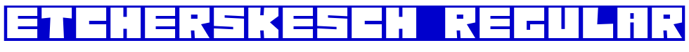 EtcherSkesch Regular шрифт